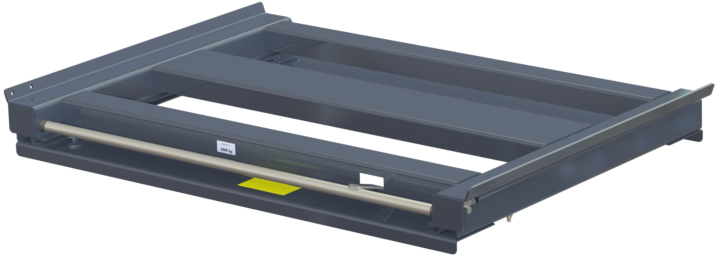 11 1006 0 Pull-out unit for pallet rack with 70% extension ,1000 kg load capacity, rear-loaded, long-side handled eur-pallet - image 2