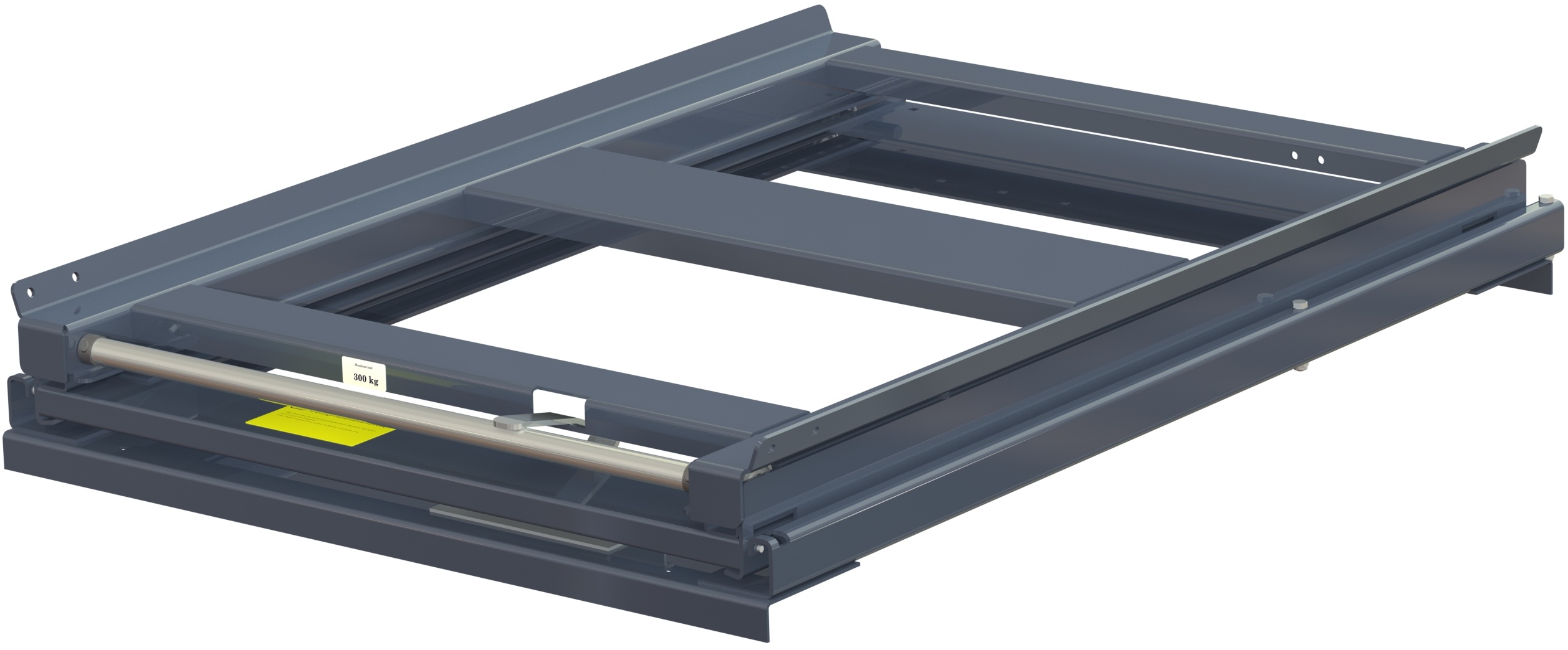 11 302 1 Beam-mounted pull-out unit for eur pallet with 100% extension capacity, 300 kg load capacity, w=830 d=1200 - image 2