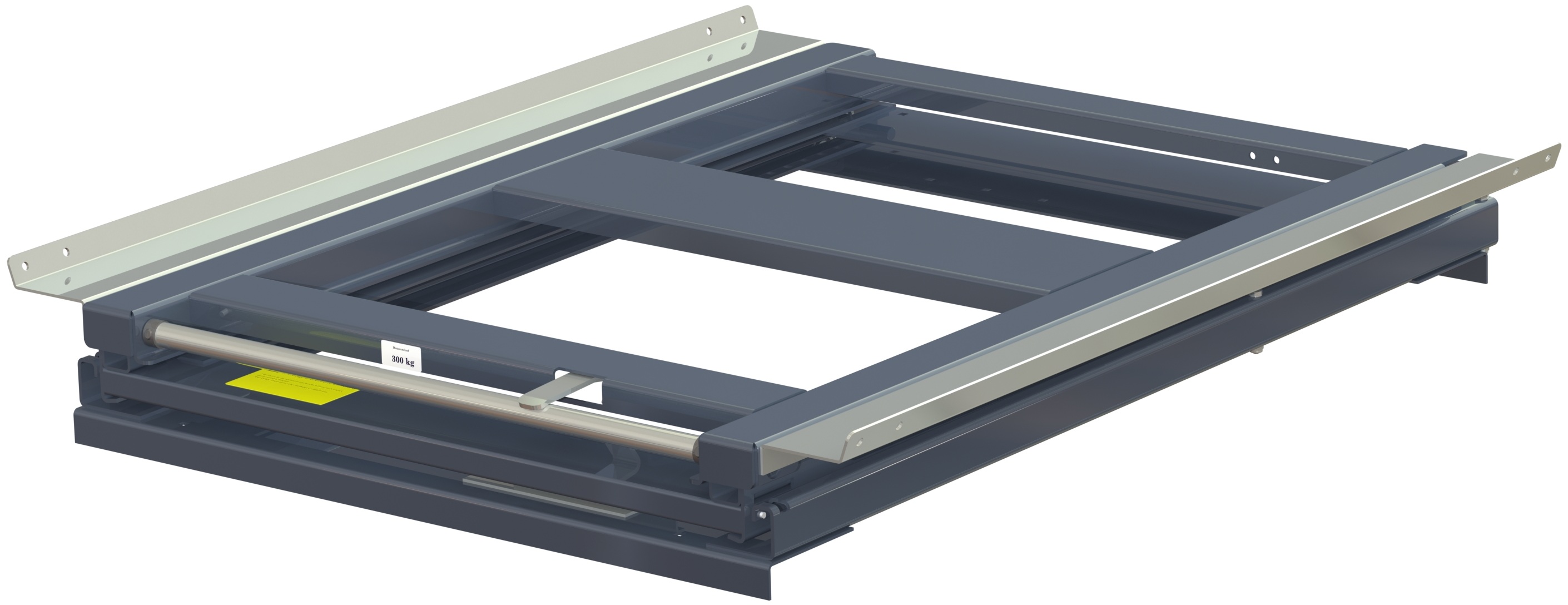 11 303 1 2 Beam-mounted pull-out unit for fin pallet with 100% extension capacity, 600 kg load capacity, w=1030 d=1200 - image 2