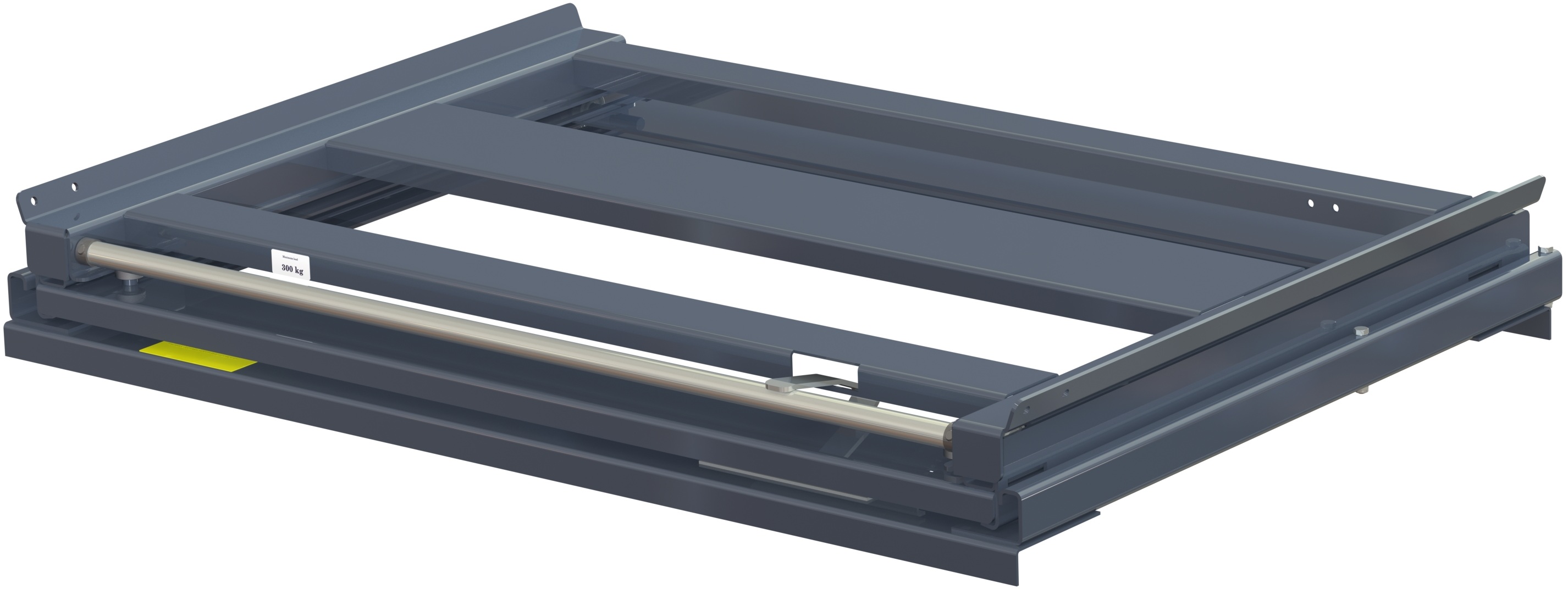 11 306 1 Pull-out unit for pallet rack with 100% extension ,300 kg load capacity, rear-loaded, long-side handled eur-pallet - image 2