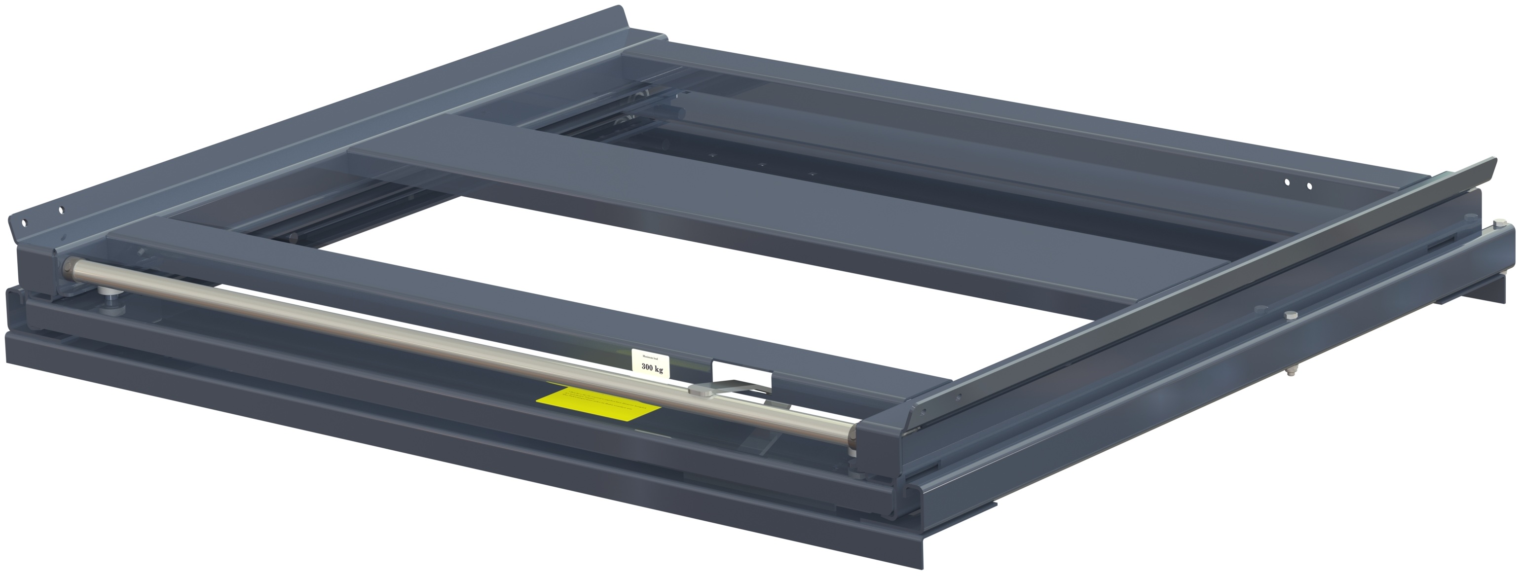 11 307 1 Balkmonterad utdragsenhet för fin-pall med 100% utdragskapacitet, 300 kg lastkapacitet, b=1230 d=1000 - bild 2