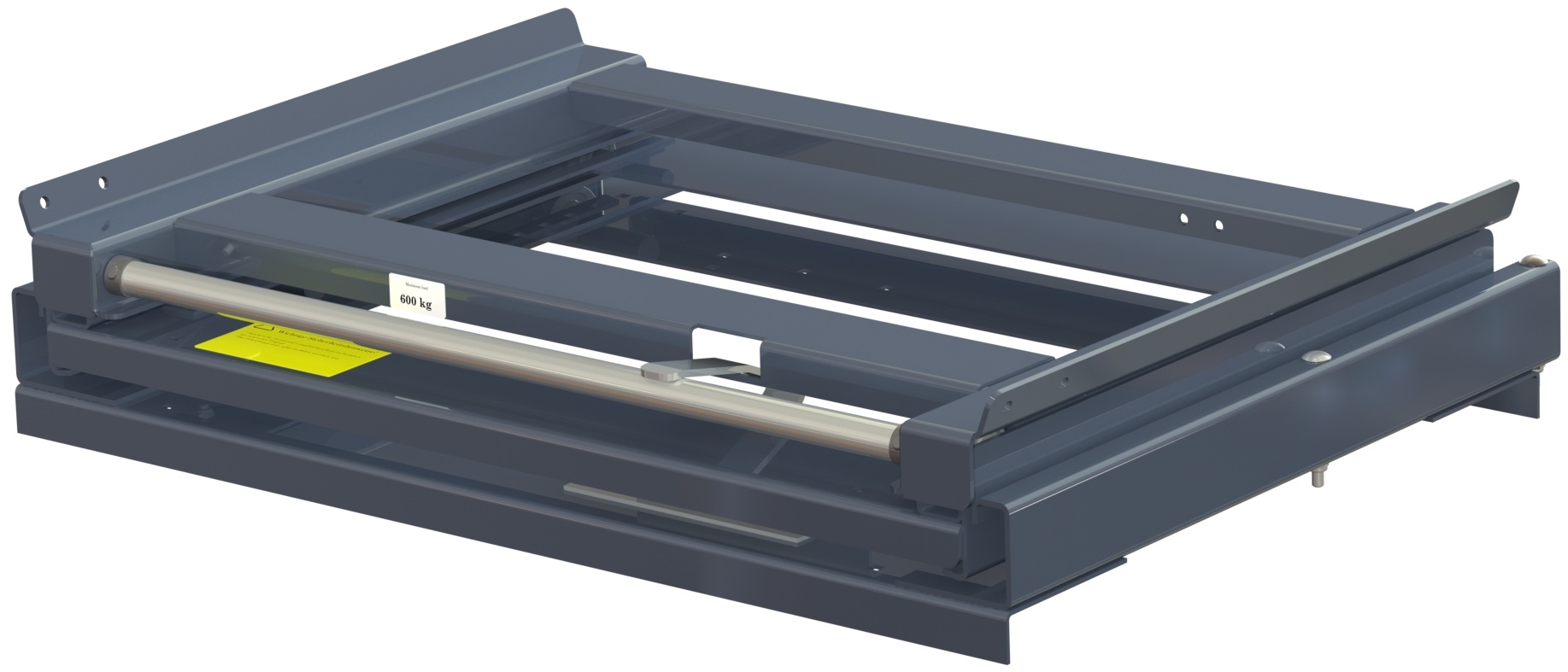 Pull-out unit for pallet rack with 100% extension ,600 kg load capacity, - image 2