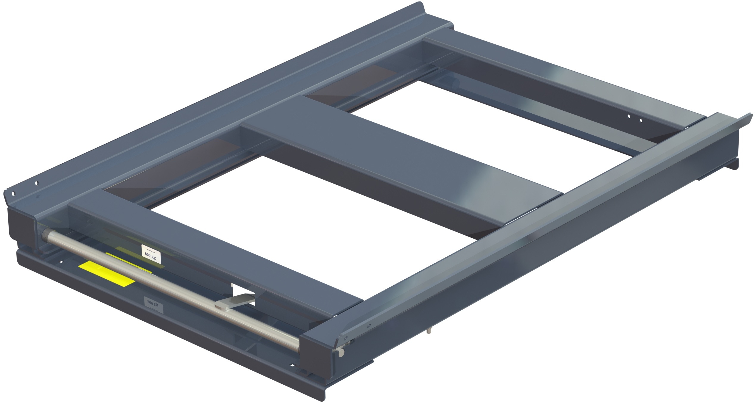 11 802 0 Pull-out unit for pallet rack with 70% extension ,800 kg load capacity, rear-loaded, short-side handled eur-pallet - image 2