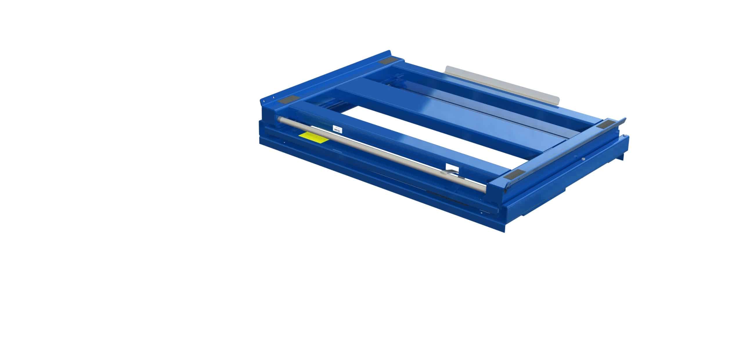 Pull-out unit for pallet rack with 100% extension, 800 kg load capacity, front-loaded, long-side handled eur-pallet - image 2 Pull-out unit for pallet rack with 100% extension, 800 kg load capacity, front-loaded, long-side handled eur-pallet - image 2