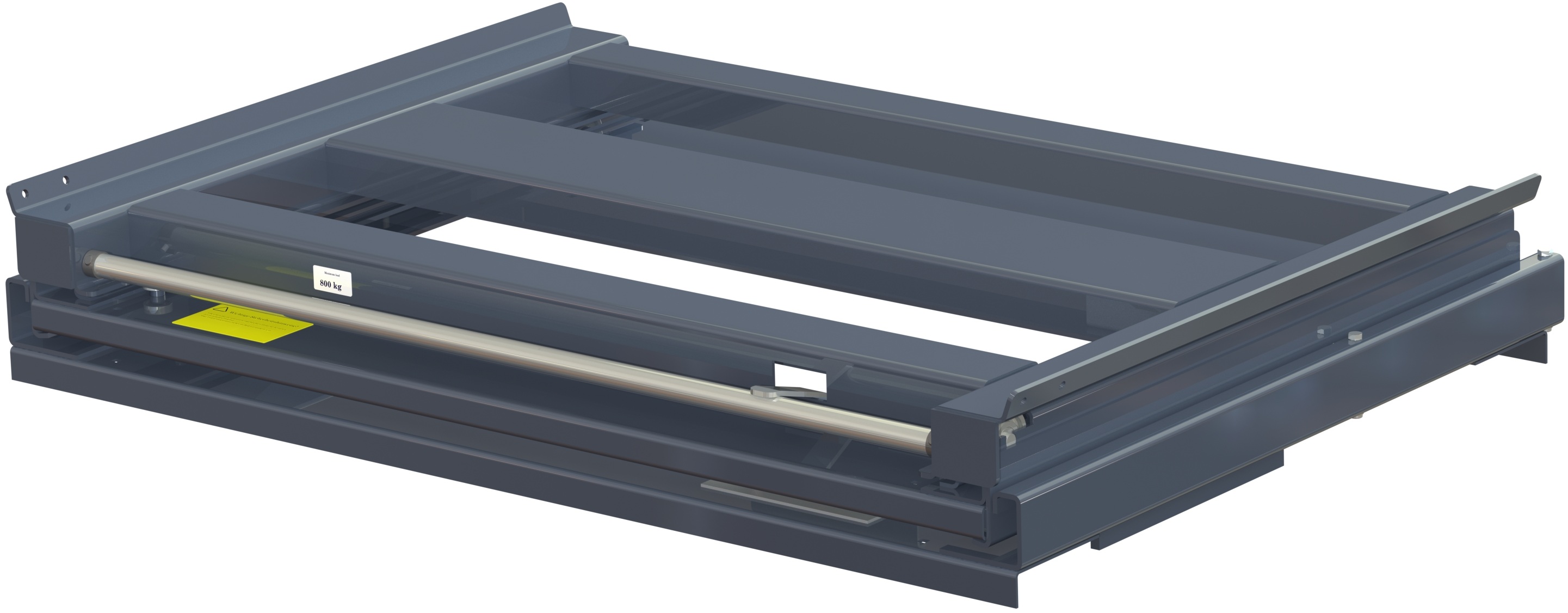 11 805 1 Pull-out unit for pallet rack with 100% extension ,800 kg load capacity, front-loaded, long-side handled eur-pallet - image 2