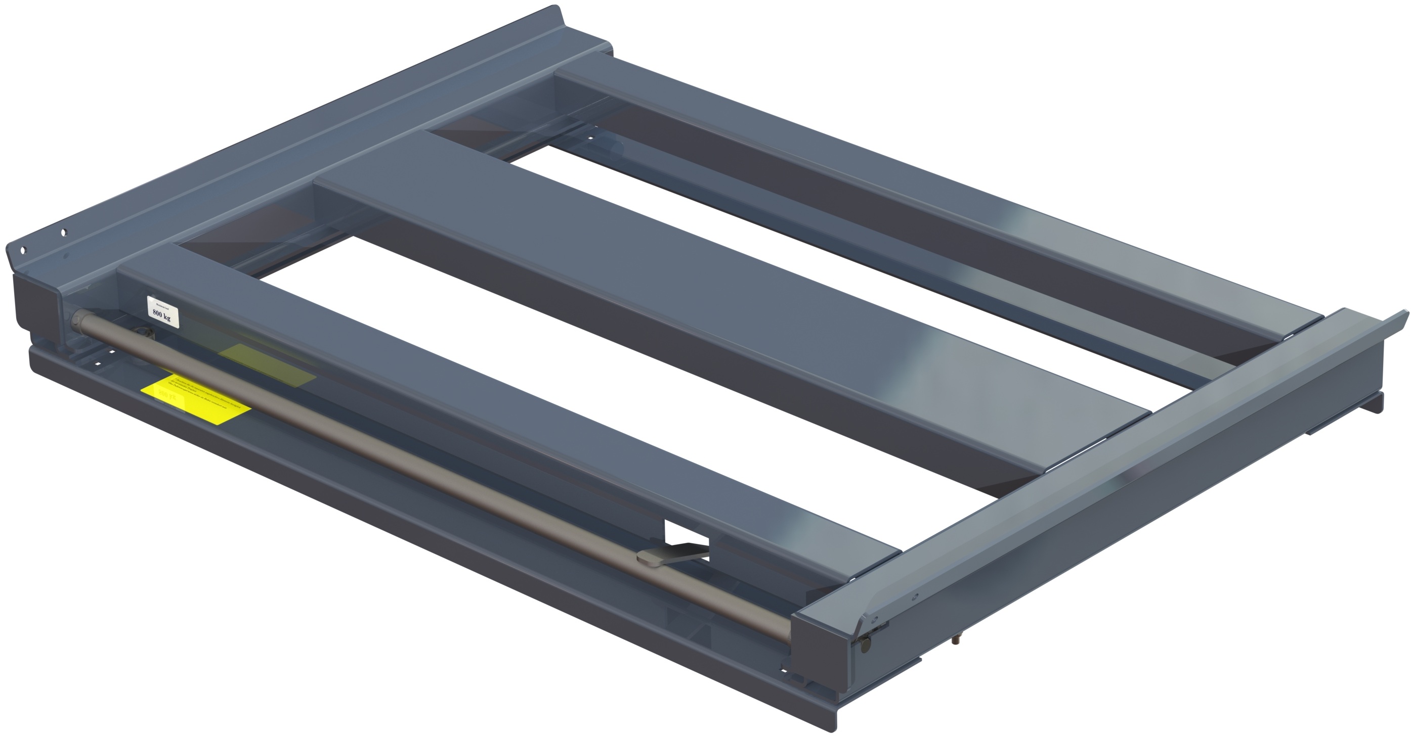 11 806 0 Pull-out unit for pallet rack with 70% extension ,800 kg load capacity, rear-loaded, long-side handled eur-pallet - image 2