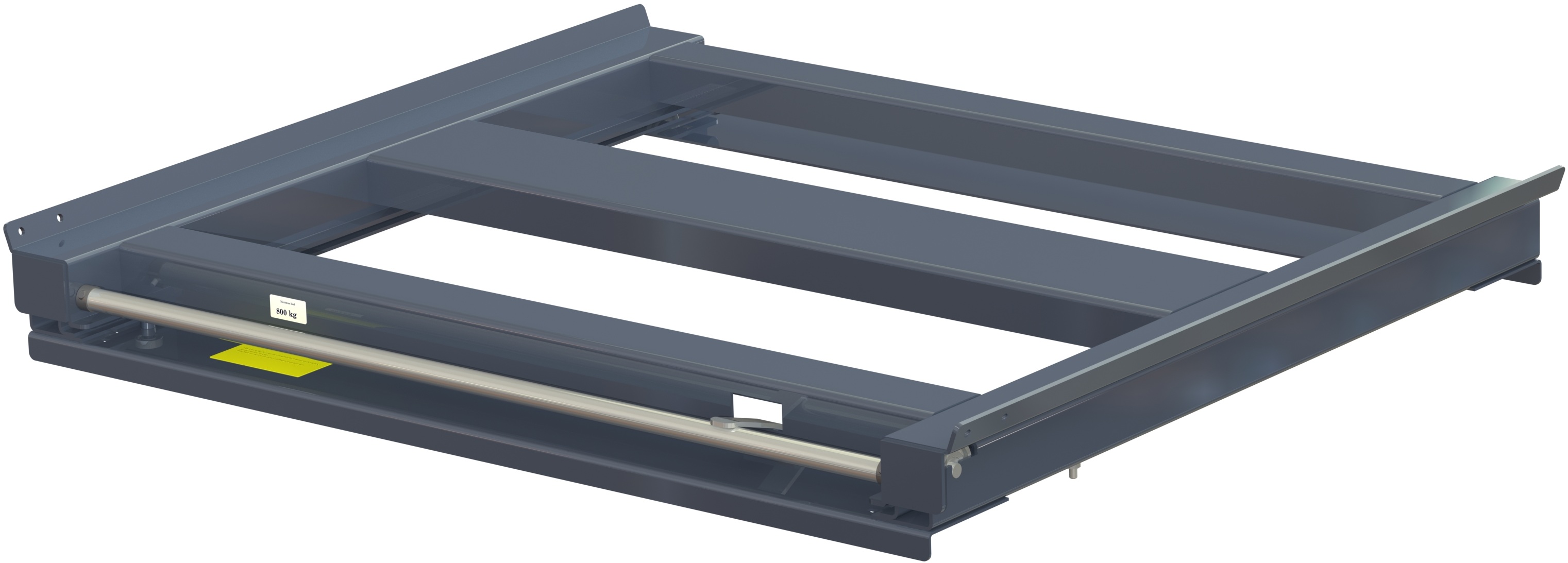 11 808 0 Pull-out unit for pallet rack with 70% extension ,800 kg load capacity, rear-loaded, short-side handled fin-pallet - image 2