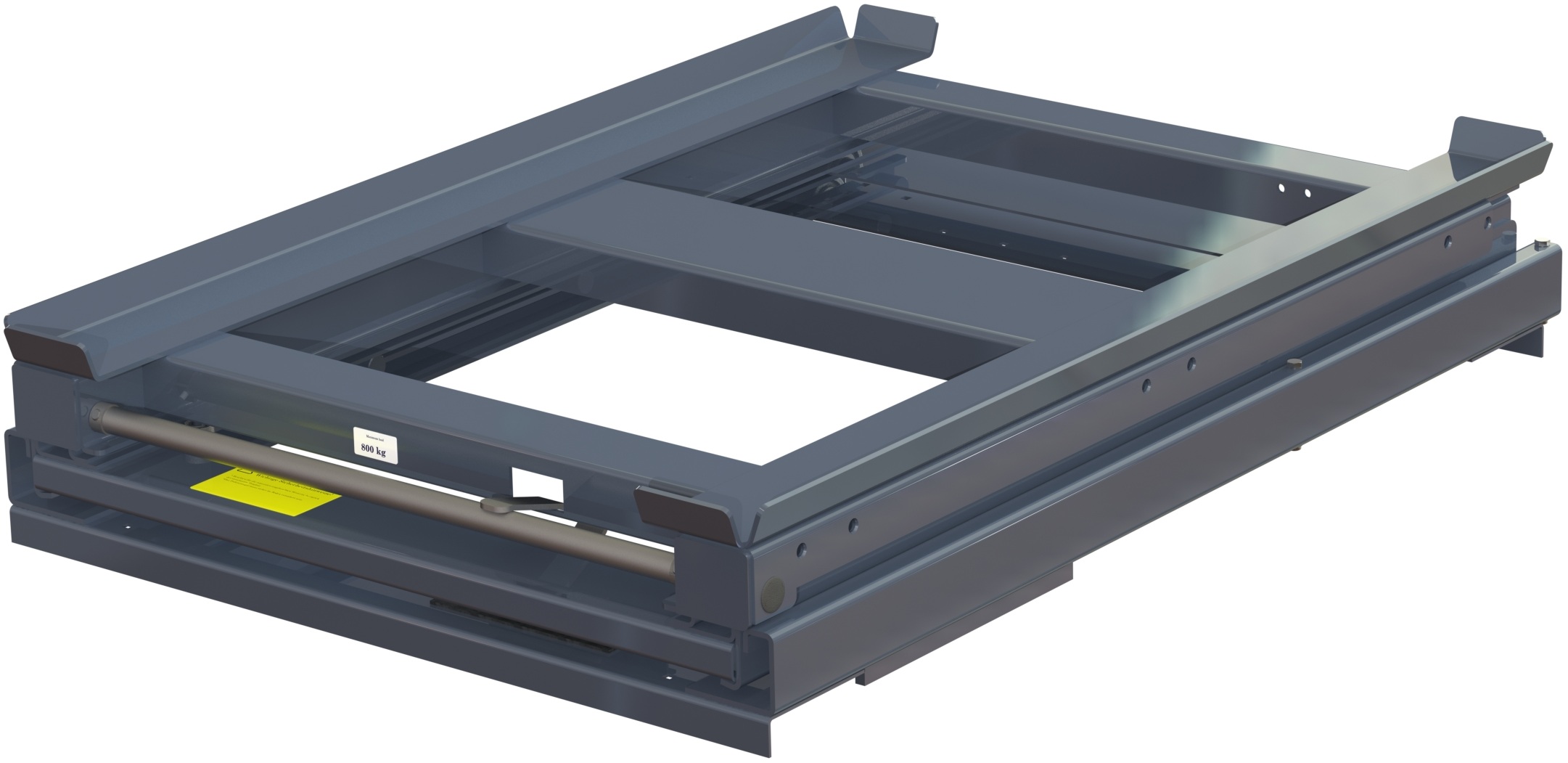 11 809 1 1 Beam-mounted pull-out unit 100%, 800 kg, short-side handled, front-loaded, for wire mesh containers - image 2