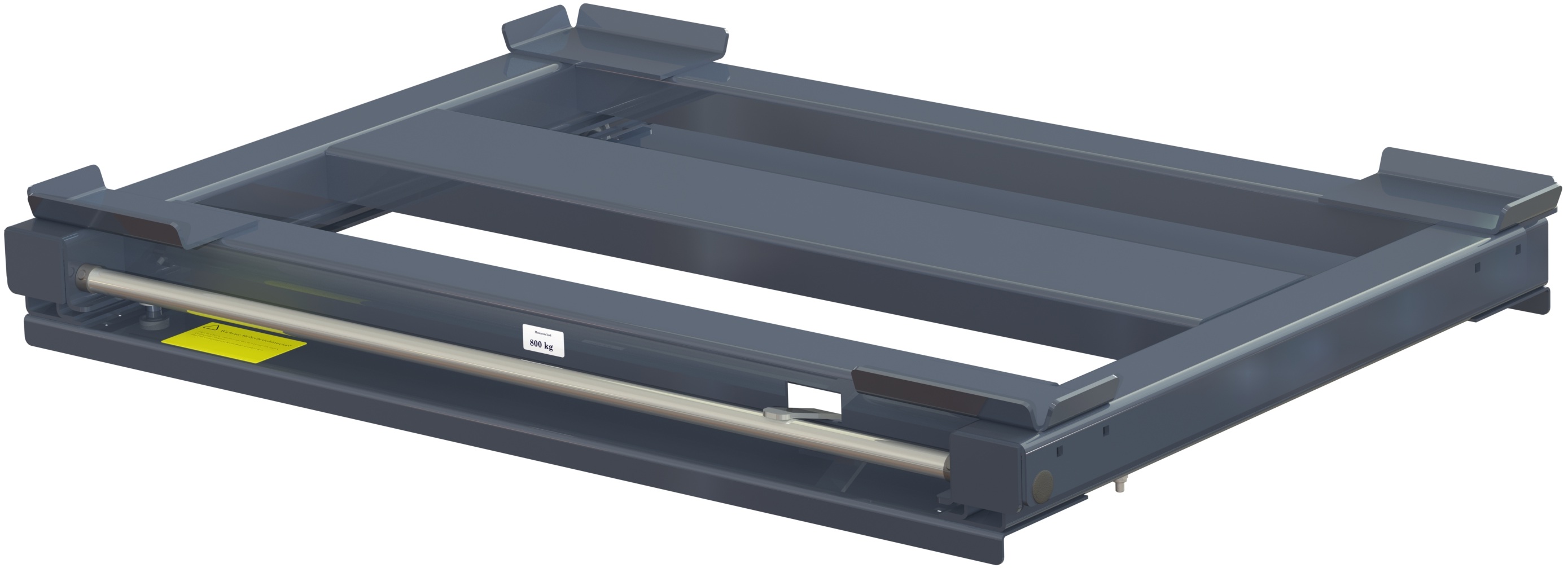 Beam-mounted pull-out unit 70%, 800 kg, front loaded long-side handled for wire-mesh container - image 2