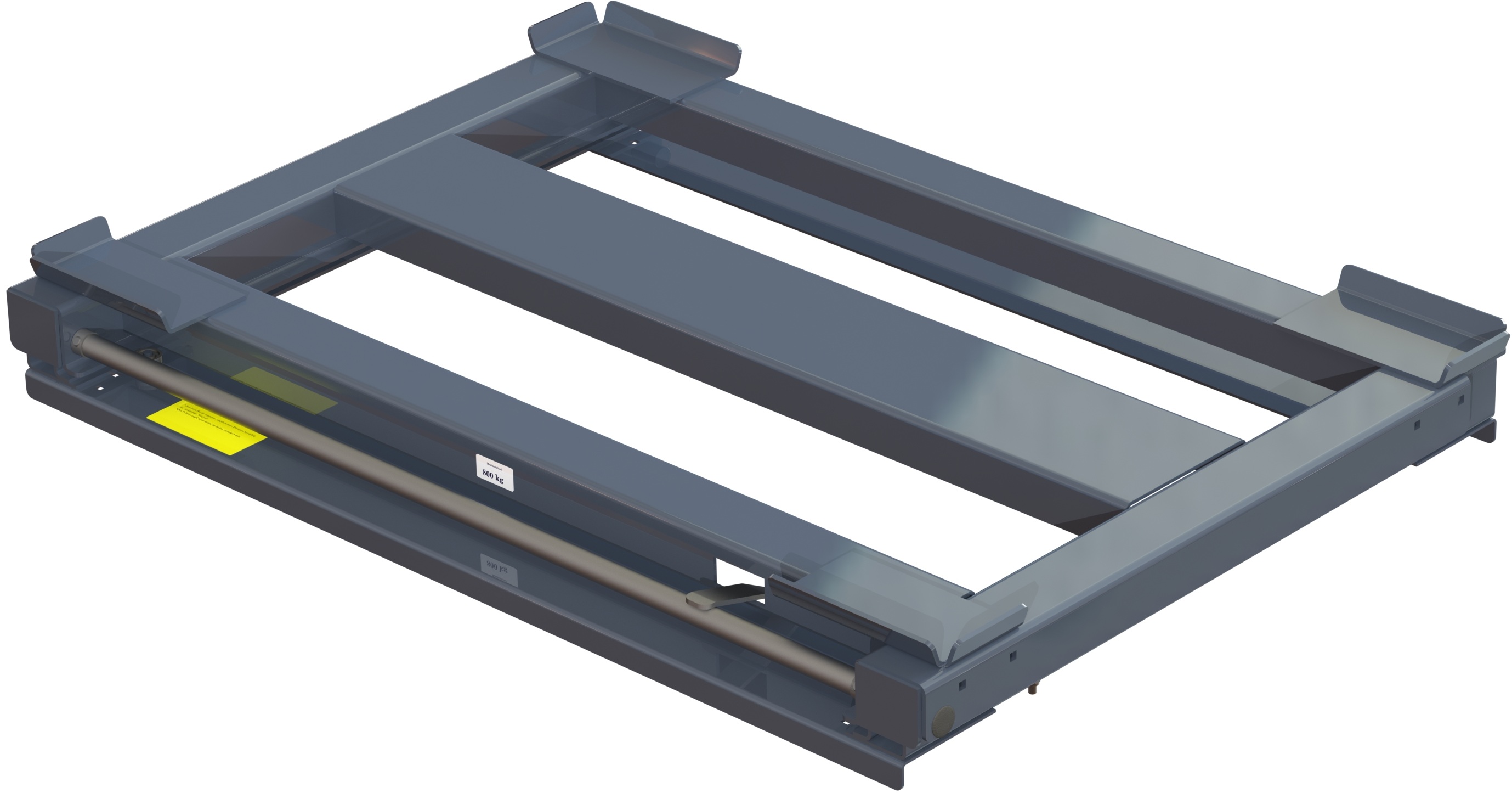 Beam-mounted pull-out unit 70%, 800 kg, rear loaded long-side handled for wire-mesh container - image 2