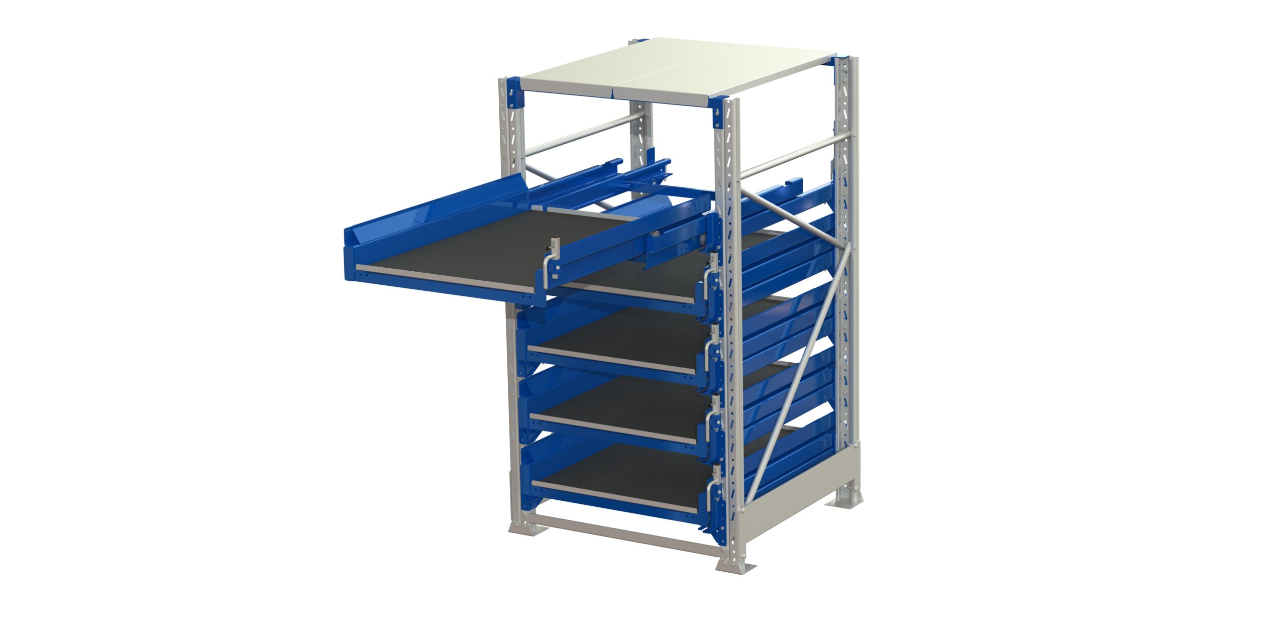 Tsu - tool storage unit, 5 pull-out units, 600 kg, 100% extension, with shelf lock Tsu - tool storage unit, 5 pull-out units, 600 kg, 100% extension, with shelf lock