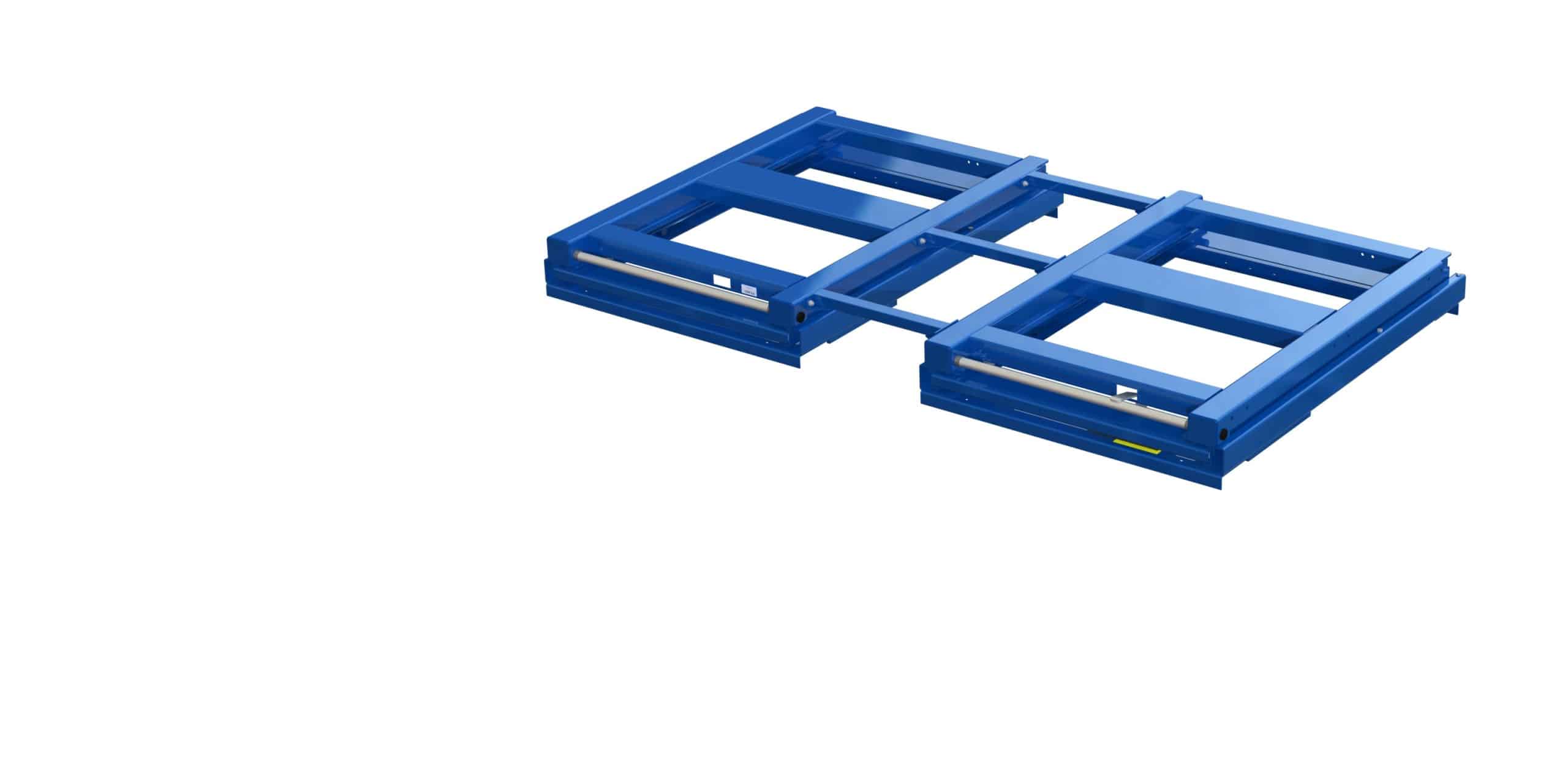 Beam-mounted wide pull-out unit, 1600 kg, 100% extension, 2100 mm width, for long goods - image 4 Beam-mounted wide pull-out unit, 1600 kg, 100% extension, 2100 mm width, for long goods - image 4
