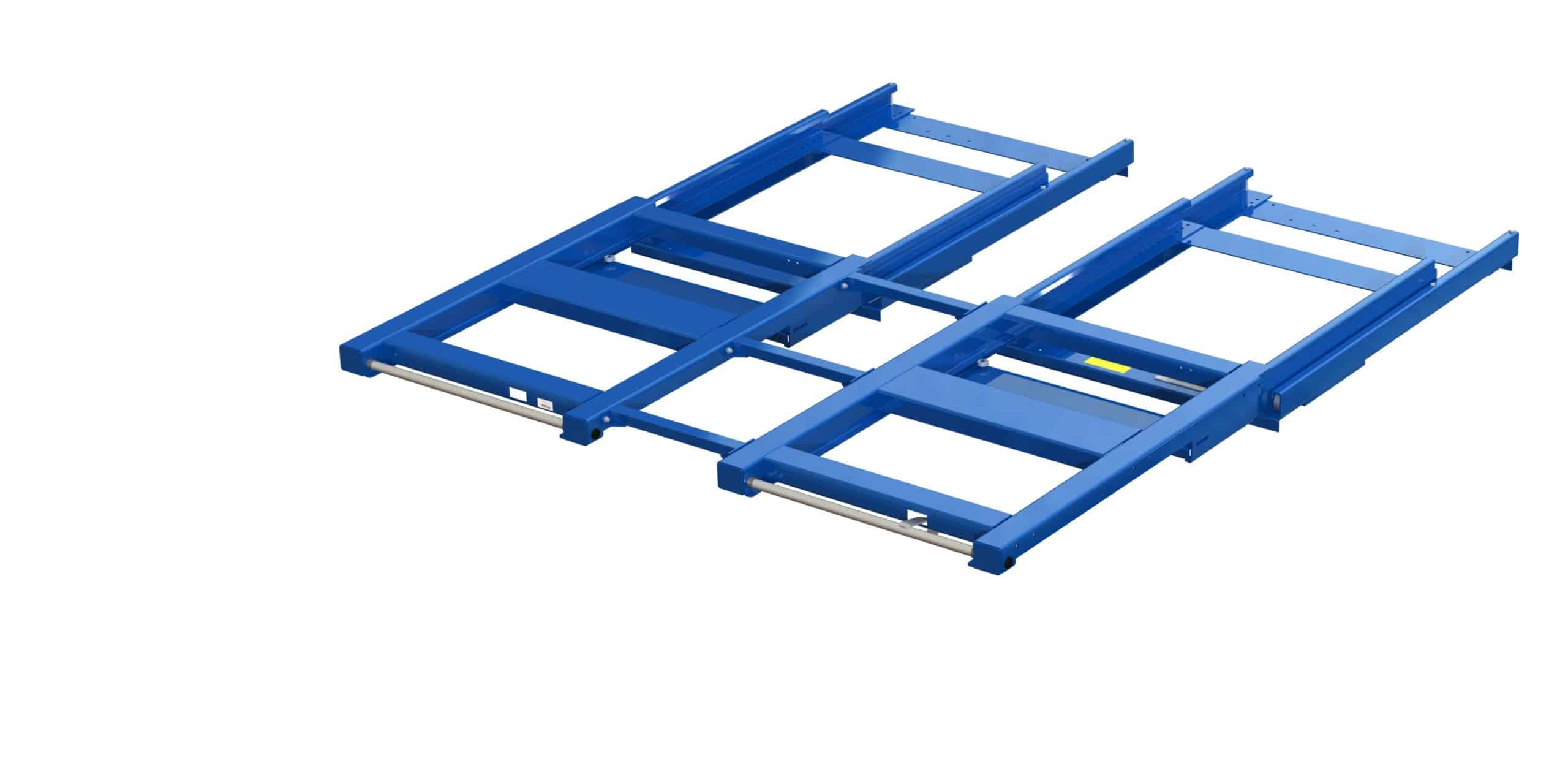 Beam-mounted wide pull-out unit, 1600 kg, 100% extension, 2100 mm width, for long goods - image 3 Beam-mounted wide pull-out unit, 1600 kg, 100% extension, 2100 mm width, for long goods - image 3