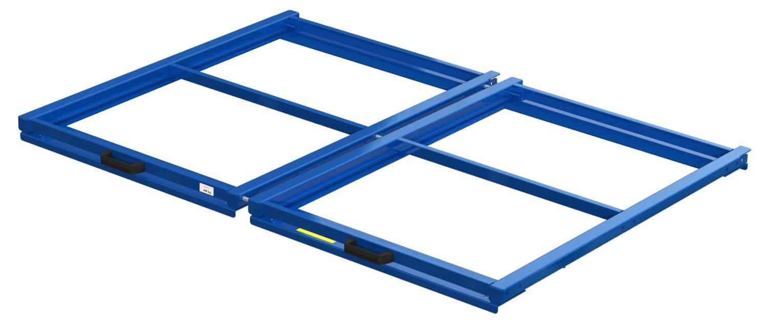 Beam-mounted wide pull-out unit, 400 kg, 70% extension, 1700 mm width, for long goods - image 2 Beam-mounted wide pull-out unit, 400 kg, 70% extension, 1700 mm width, for long goods - image 2