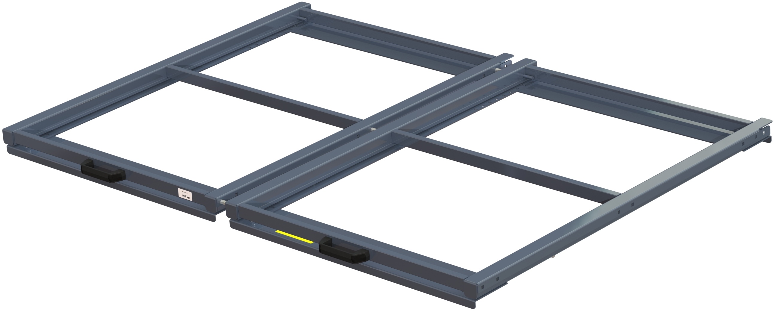 Bred utdragsenhet för skiv- & plåtmaterial  400 kg 70% 1700x1200 balkmonterad - bild 2