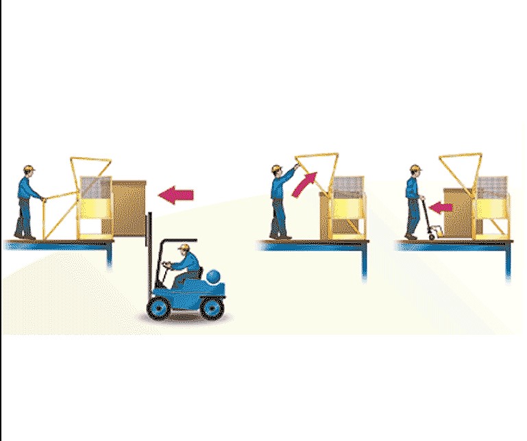 3118015 pallets h 1800 b 1500 d 1890 yellow Mezzanine pallet gate w=1500 mm - image 2