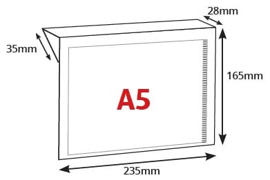 Dokumenthållare för pallkragar a5 liggande - bild 2