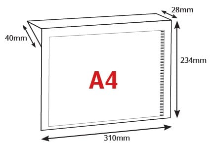 Dokumenthållare för pallkragar a4 liggande - bild 2