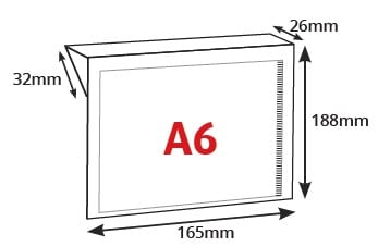 5901024 layoutbild Dokumenthållare för pallkragar a6 liggande - bild 2