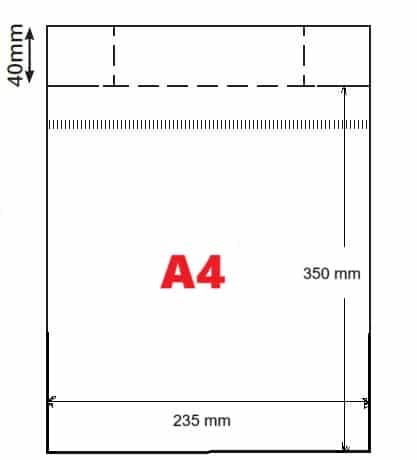 Plastficka a4 stående med neodymmagneter - bild 2