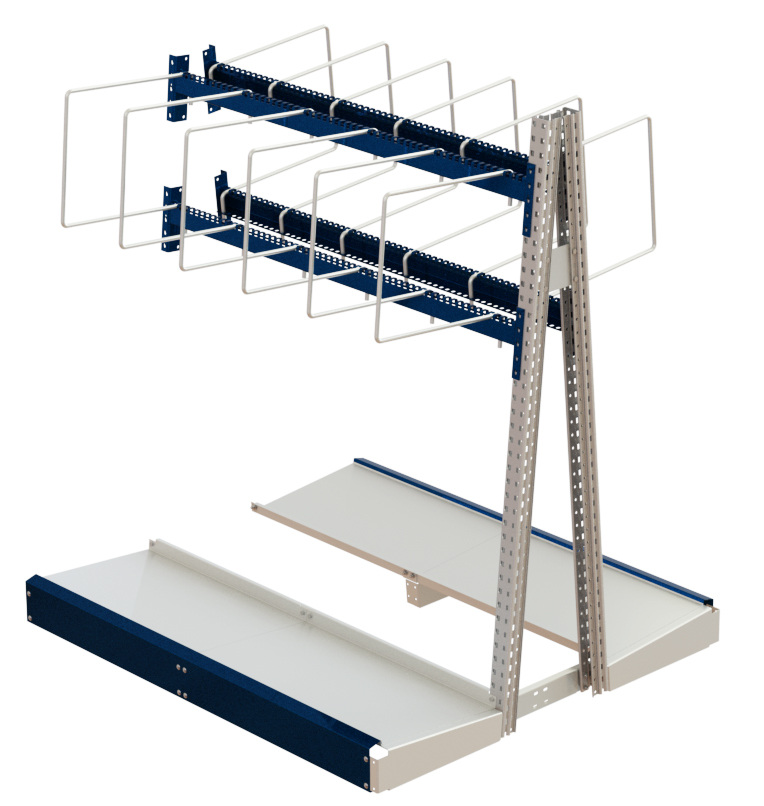 Dsf261812bi listställ lodur premium tvåsidig b1800 h2000 följesektion inklusive 12 avdelare Listing double b1800 h2000, section section including 12 dividers