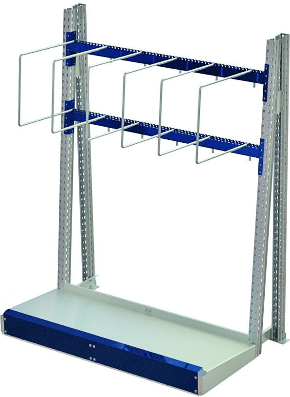 Esg26186bi listställ lodur premium enkel b1800 h2000 startsektion enkelställ inklusive 6 avdelare List stand lodur premium simple b1800 h2000, start section single stand including 6 dividers