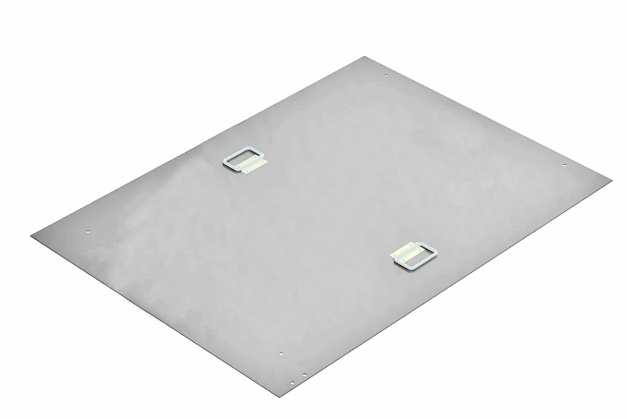 Installation template for floor-mounted pull-out unit