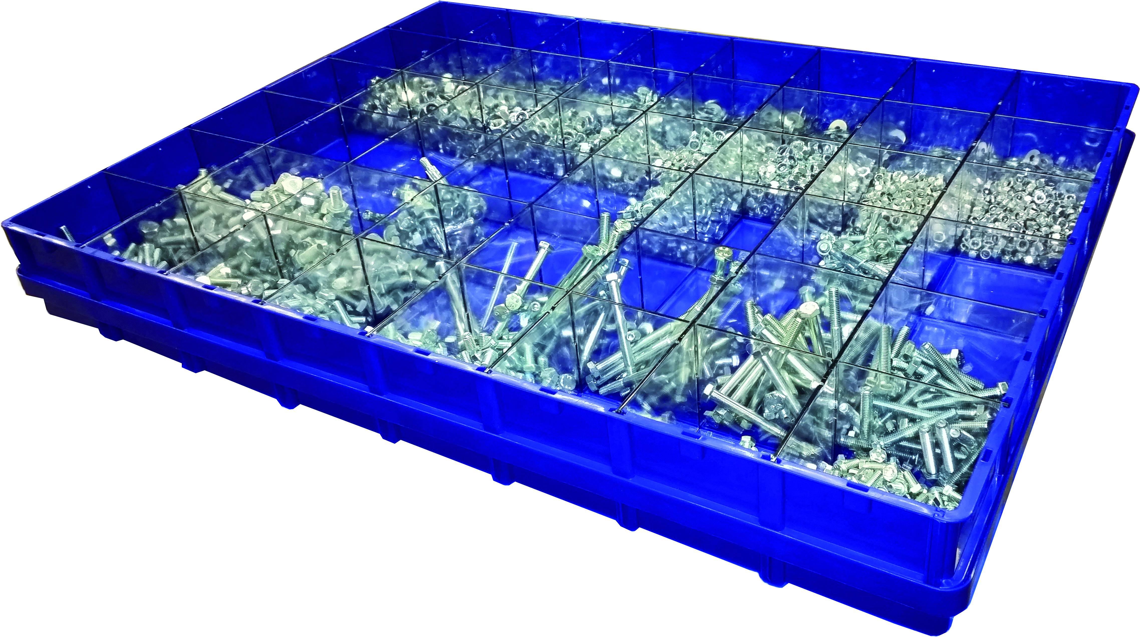 Flexibox 800x600mm 48 compartments h = 150mm complete with department - image 3