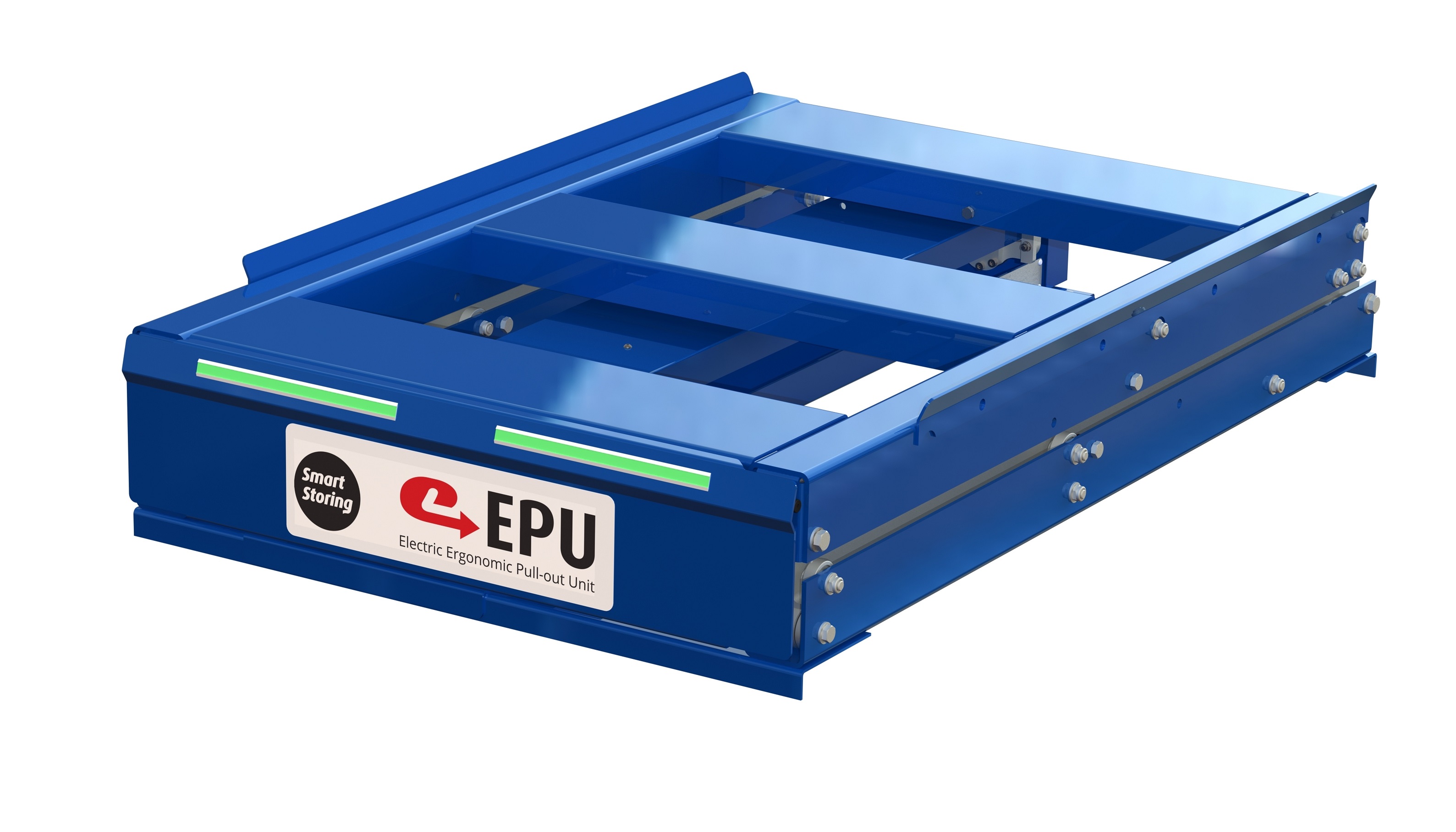 Epu 1000kg E-epu, ergonomic electric pull-out unit 1000kg, 95% utdragskapacitet,framlastad