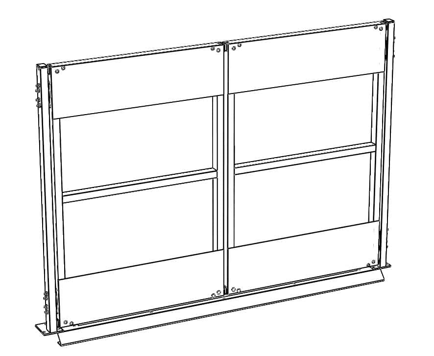 Self closing pallet door b = 1500mm - image 4 Self closing pallet door b = 1500mm - image 4