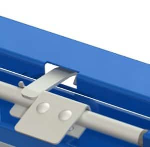 Foot operated lock release catch