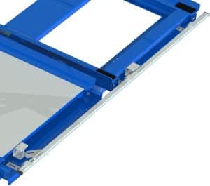 Pull out unit locking system