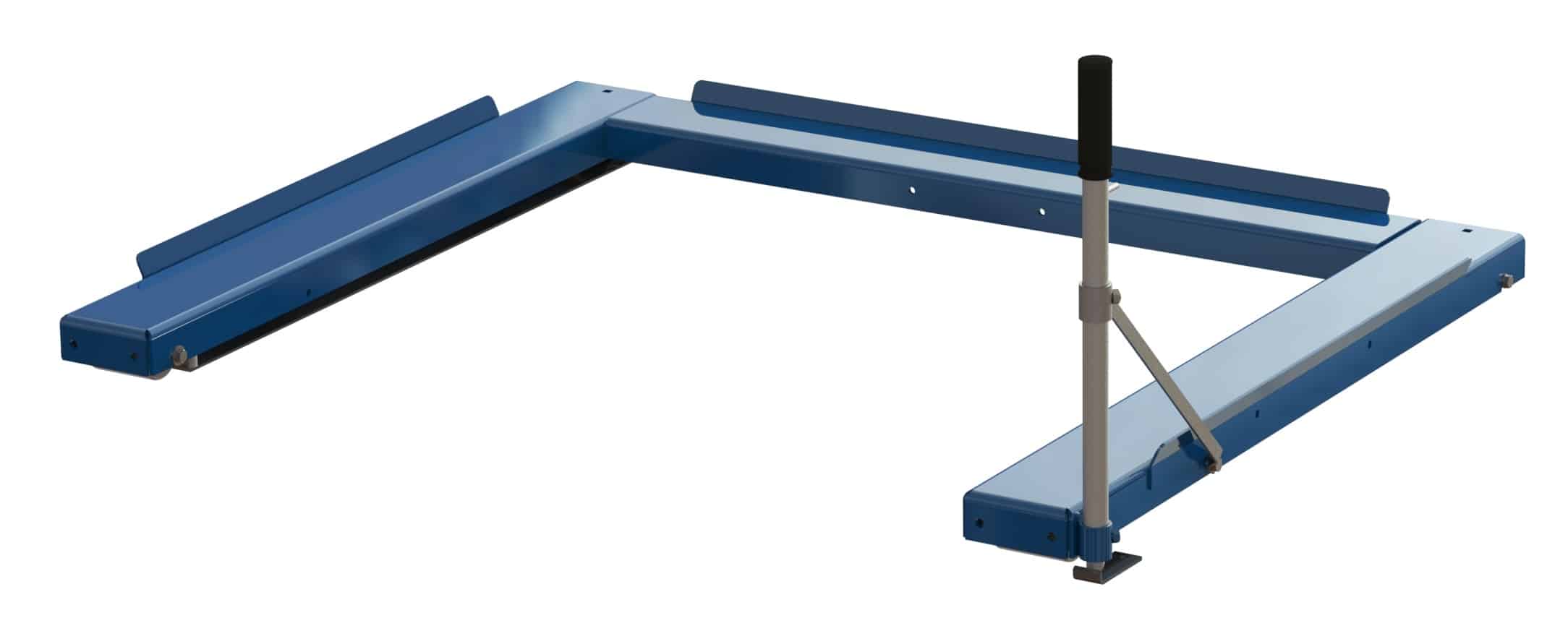 Floor mounted pull-out unit ,1200 kg, front-loaded, long-side handled fin-pallet - image 2 Floor mounted pull-out unit ,1200 kg, front-loaded, long-side handled fin-pallet - image 2