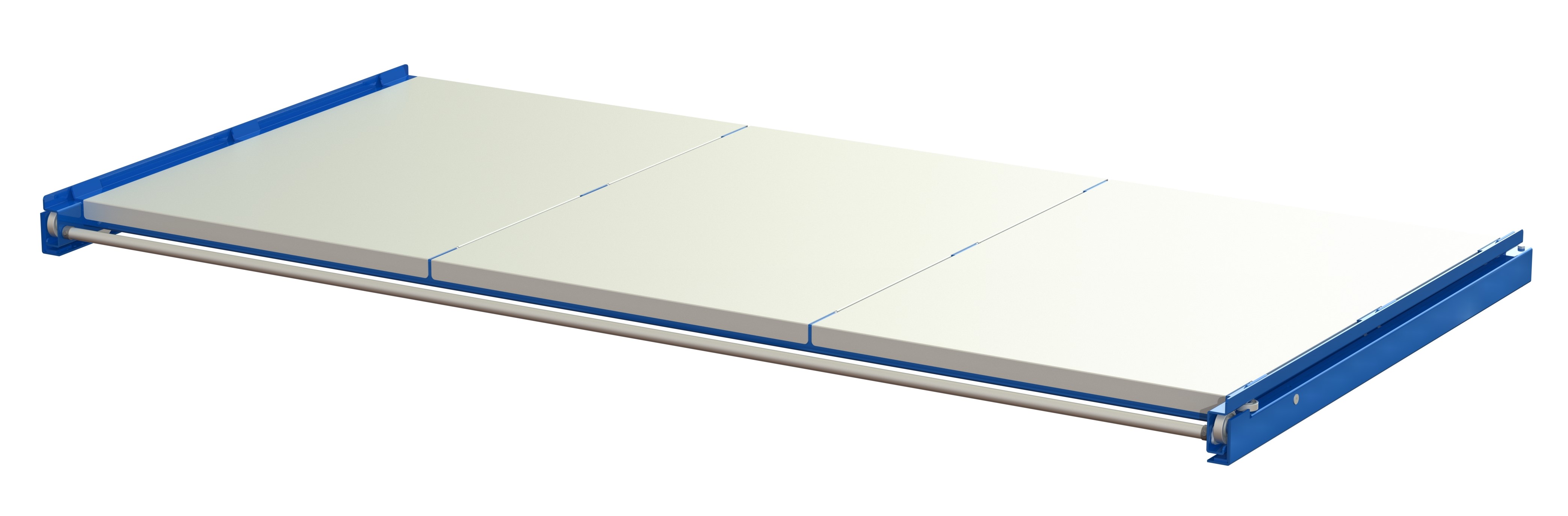 27 2706 0 plus 27 160 27 blue closed Stålhylla till stående utdragbara enheter 600 kg 70 % w=2700 - bild 2