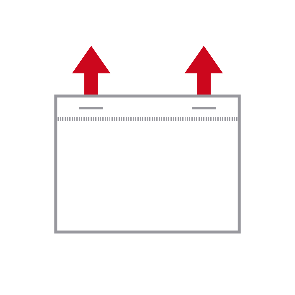 Fastening method attachment tabs
